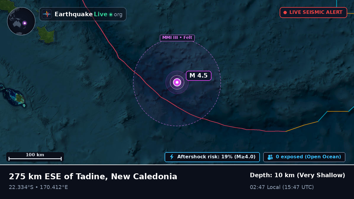 South Pacific Ocean (New Caledonia)