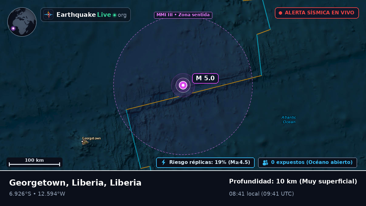 Océano Atlántico Sur (Liberia)