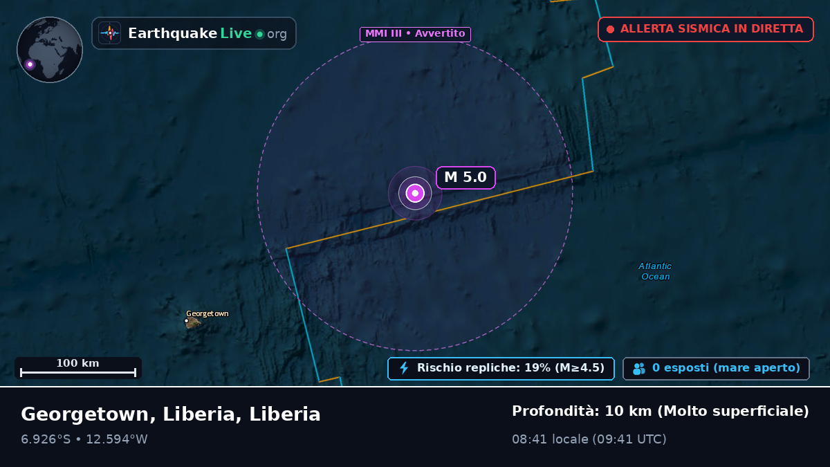 Oceano Atlantico meridionale (Liberia)