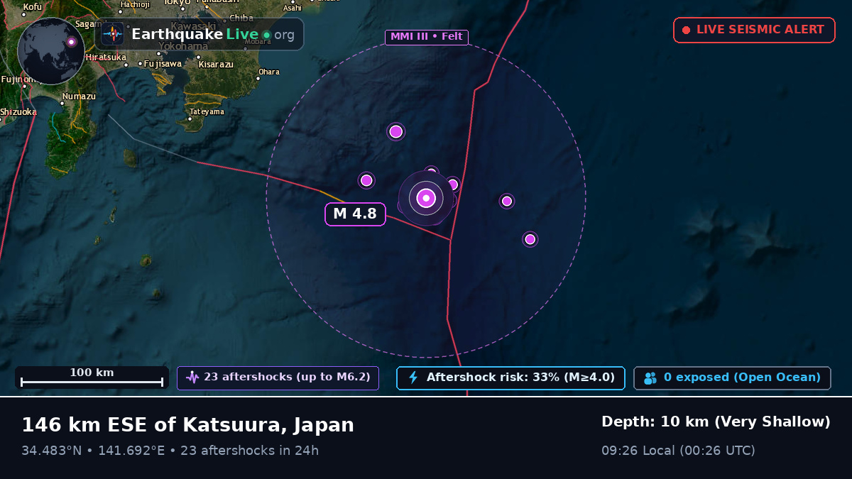 Off the coast of Kawasaki, Japan