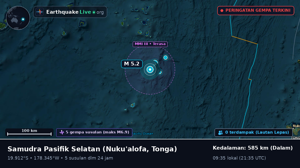 Samudra Pasifik Selatan (Tonga)
