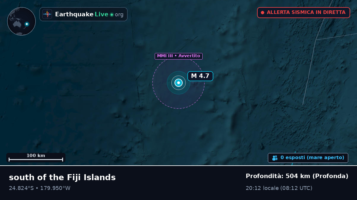Oceano Pacifico meridionale (Kermadec Islands)