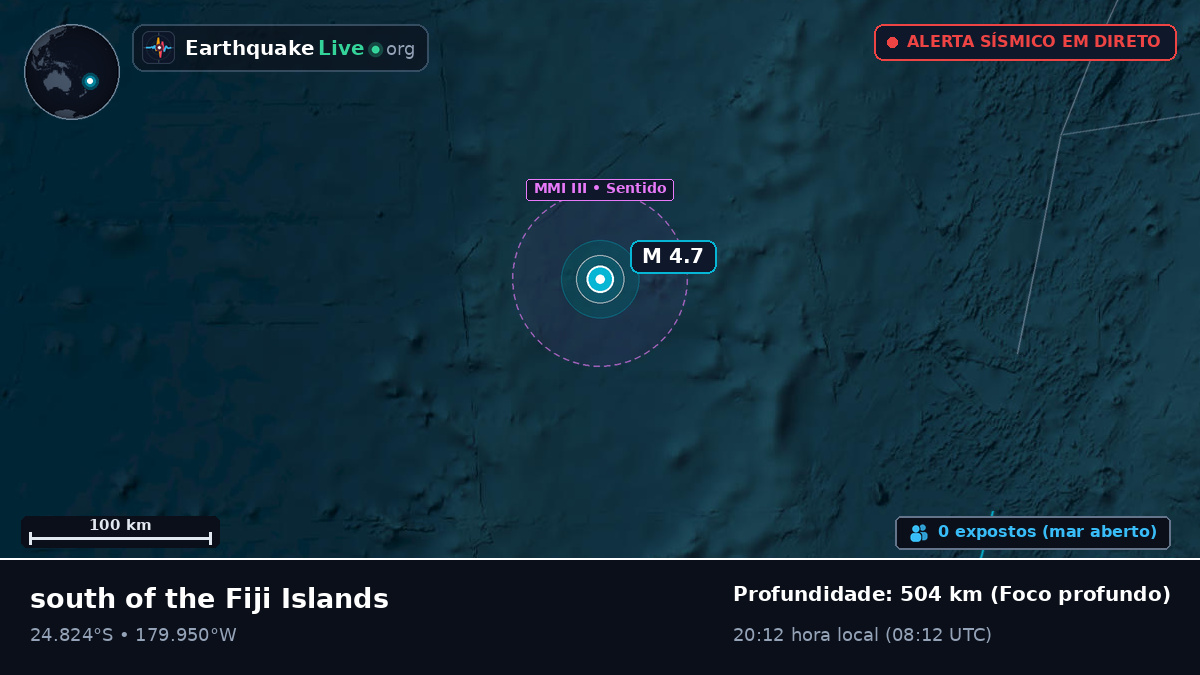 Oceano Pacífico Sul (Kermadec Islands)