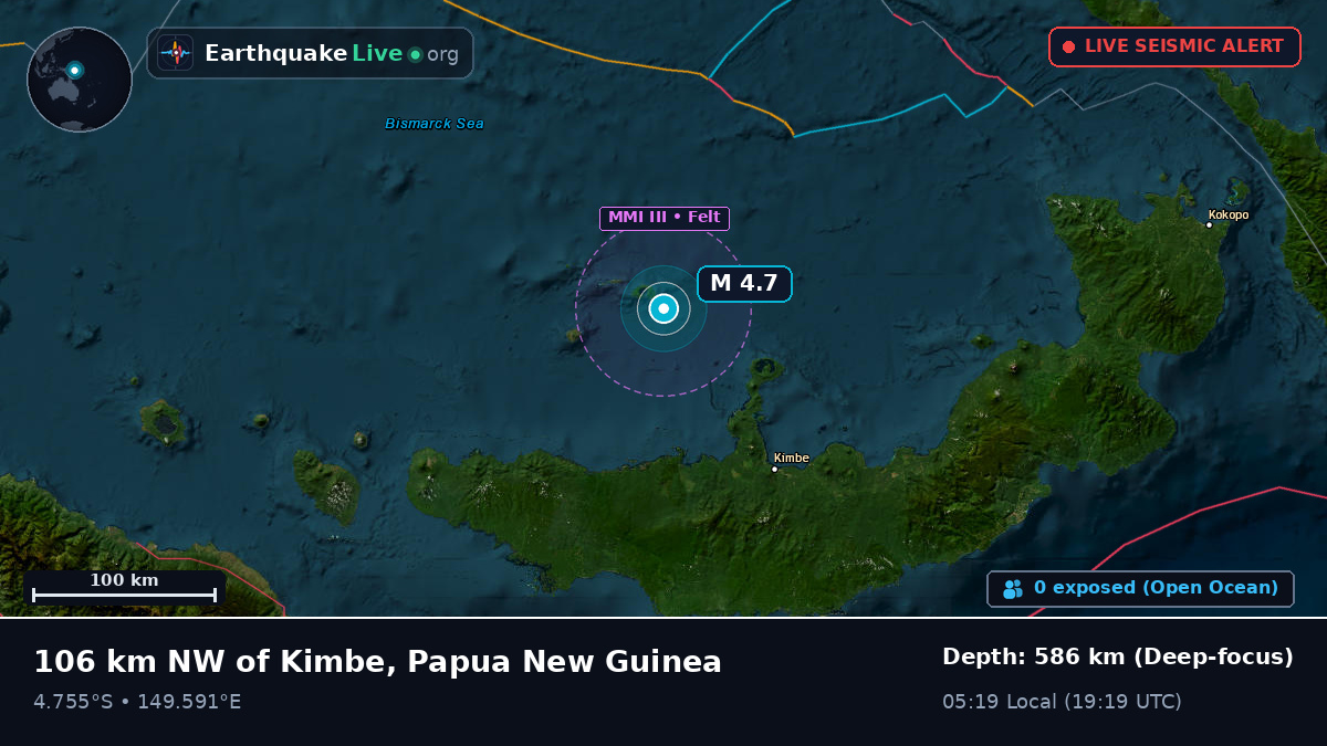 Off the coast of Kimbe, Papua New Guinea