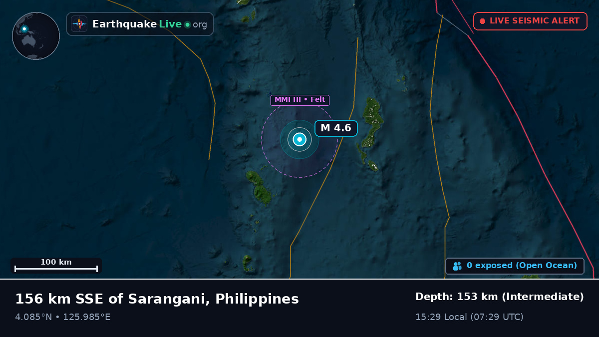 Off the coast of General Santos, Philippines