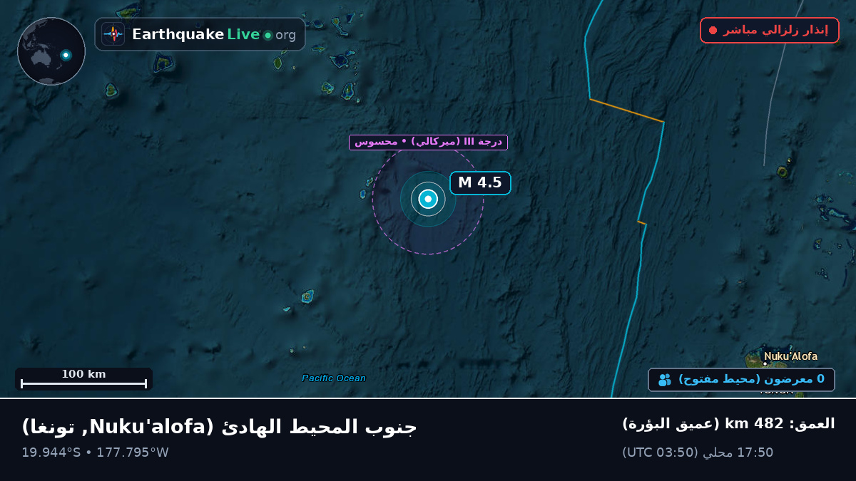 جنوب المحيط الهادئ (تونغا)