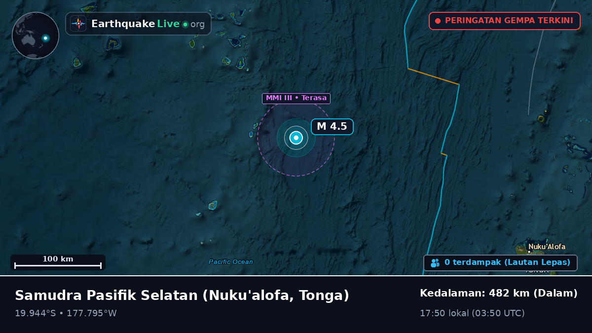 Samudra Pasifik Selatan (Tonga)