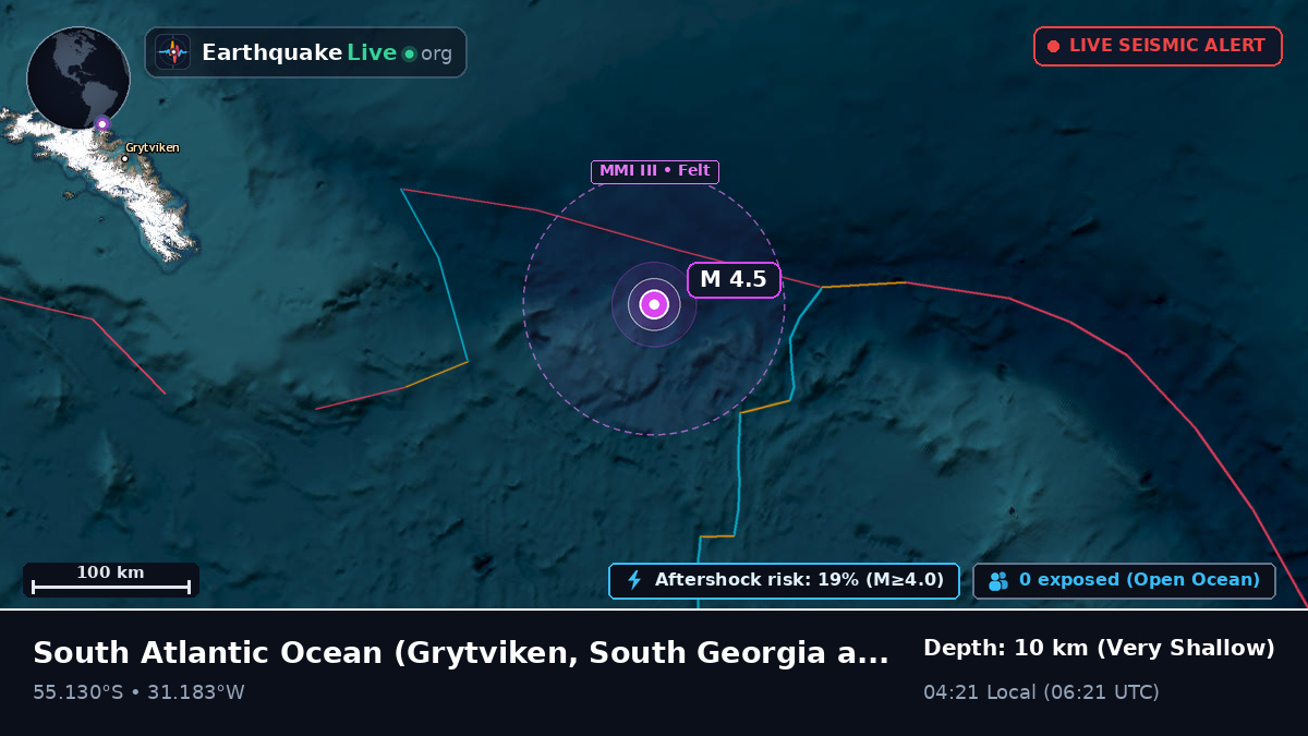South Atlantic Ocean (South Georgia and the Islands)