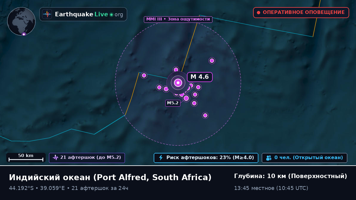 Индийский океан (South Africa)