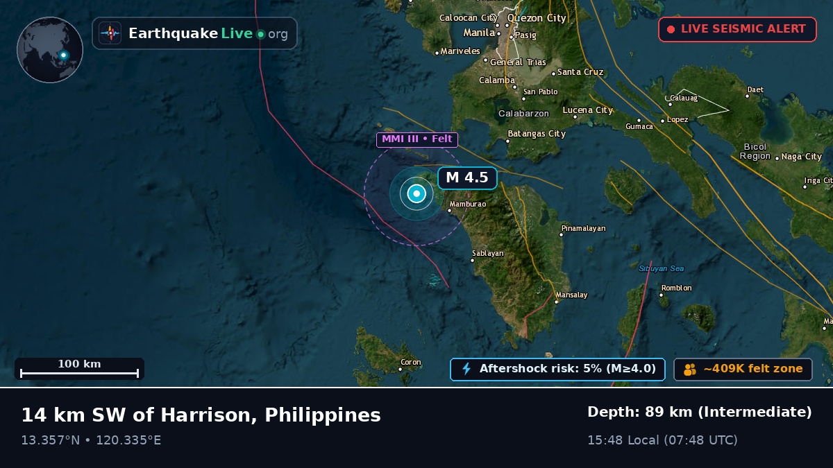 Off the coast of Batangas, Philippines