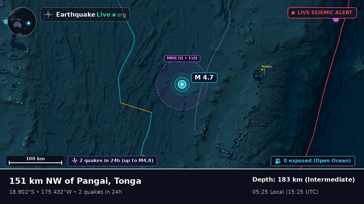 South Pacific Ocean (Tonga)