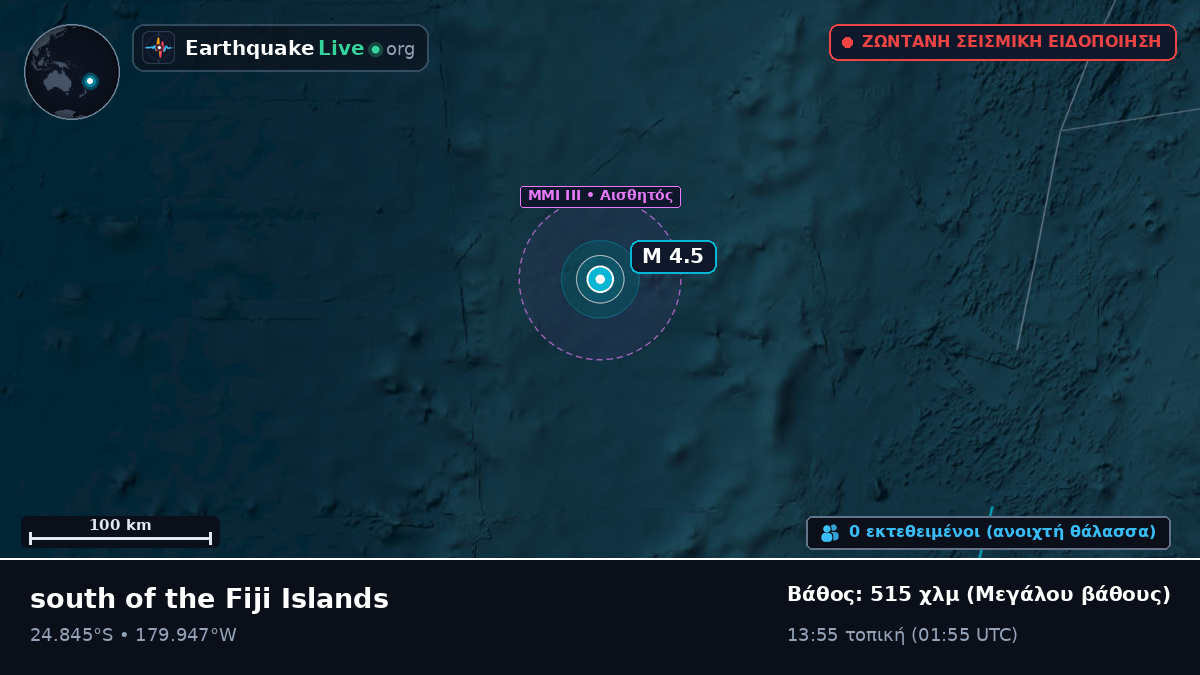 Νότιος Ειρηνικός Ωκεανός (Kermadec Islands)