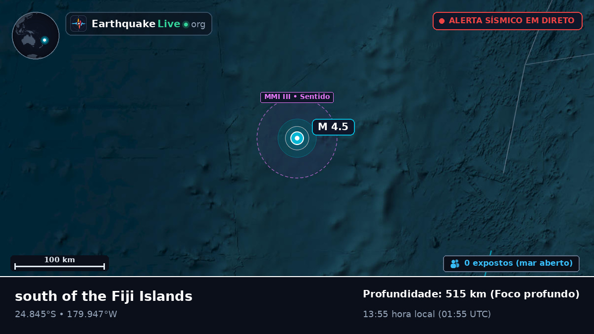 Oceano Pacífico Sul (Kermadec Islands)