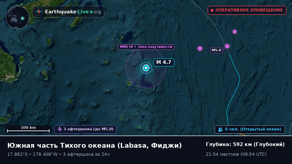 Южная часть Тихого океана (Фиджи)