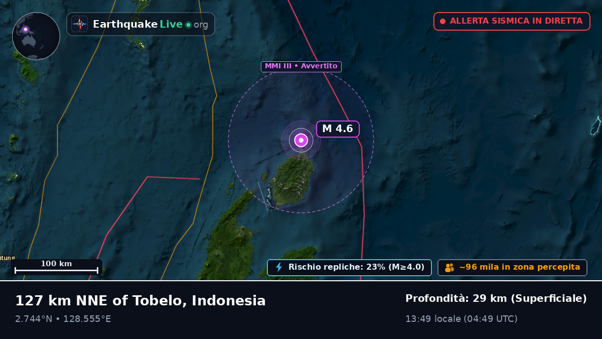 Oceano Pacifico settentrionale (Indonesia)