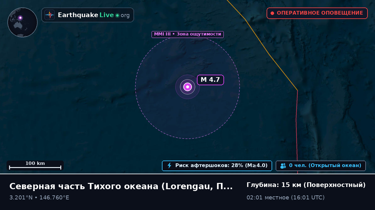 Северная часть Тихого океана (Папуа — Новая Гвинея)
