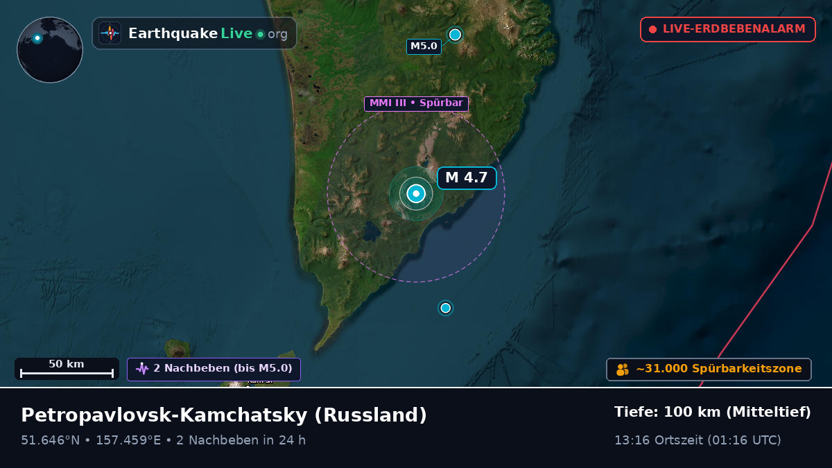 Kamchatka, Russland