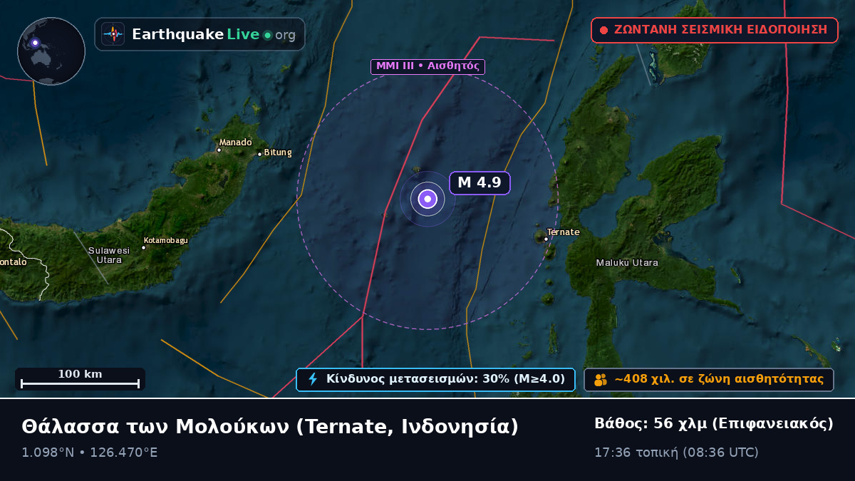 Θάλασσα των Μολούκων (Ινδονησία)