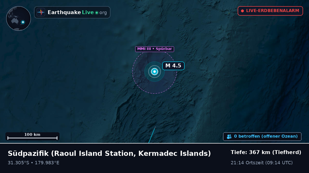 Südpazifik (Kermadec Islands)