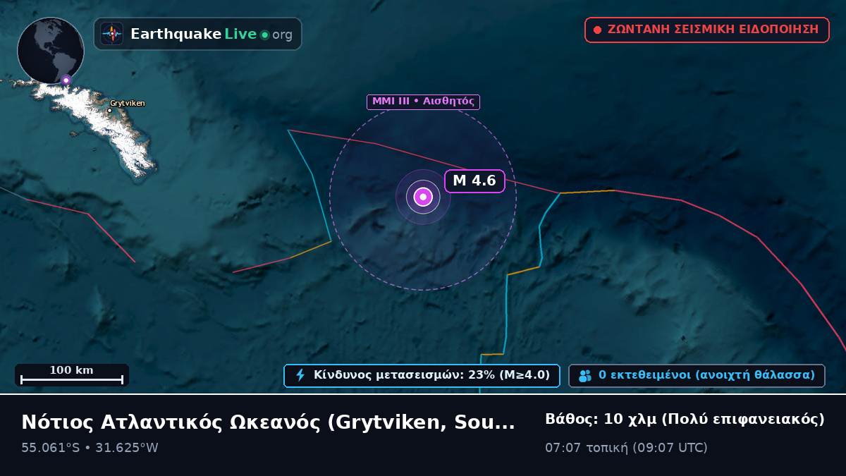 Νότιος Ατλαντικός Ωκεανός (South Georgia and the Islands)
