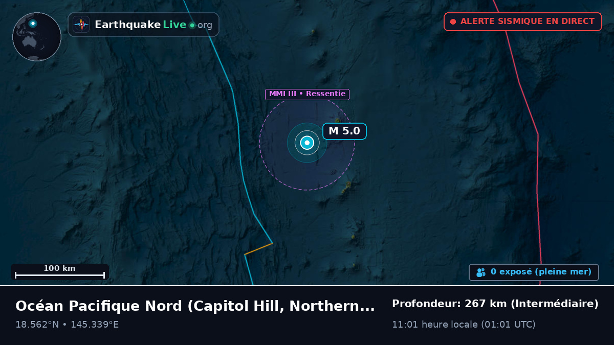 Océan Pacifique Nord (Northern Mariana Islands)