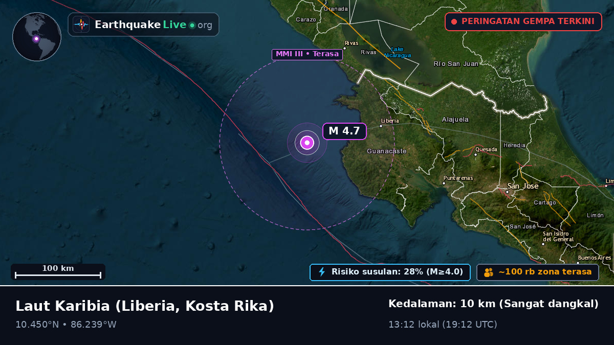 Laut Karibia (Kosta Rika)