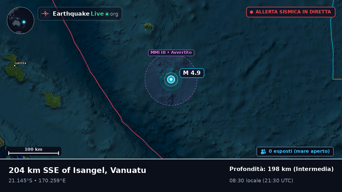 Oceano Pacifico meridionale (Nuova Caledonia)