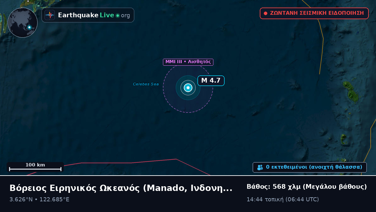 Βόρειος Ειρηνικός Ωκεανός (Ινδονησία)