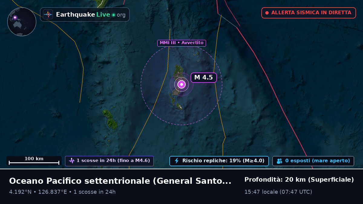 Oceano Pacifico settentrionale (Filippine)