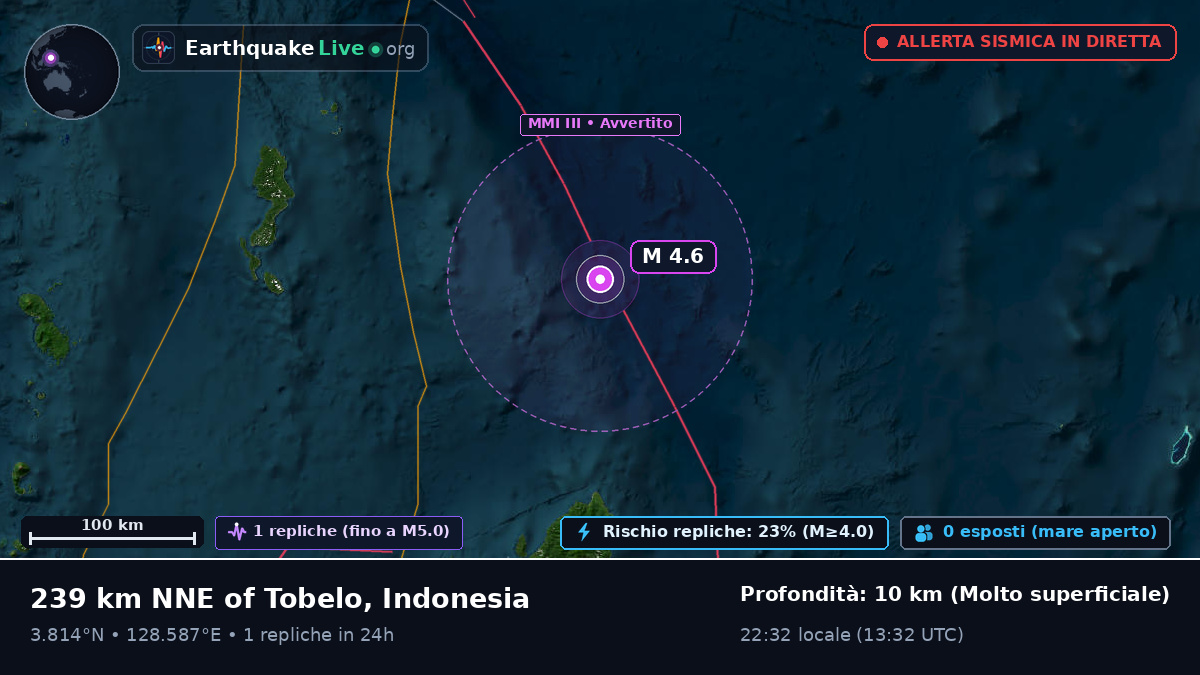 Oceano Pacifico settentrionale (Indonesia)