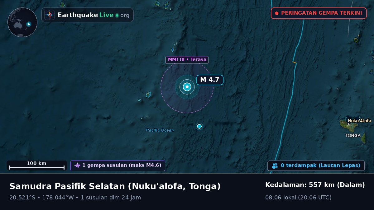 Samudra Pasifik Selatan (Tonga)