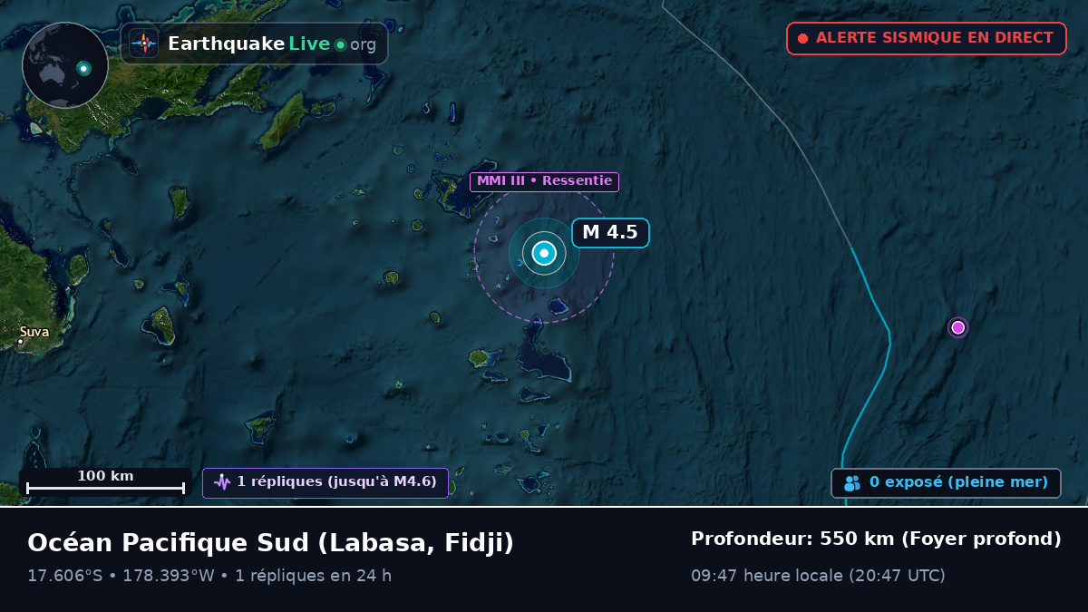 Océan Pacifique Sud (Fidji)