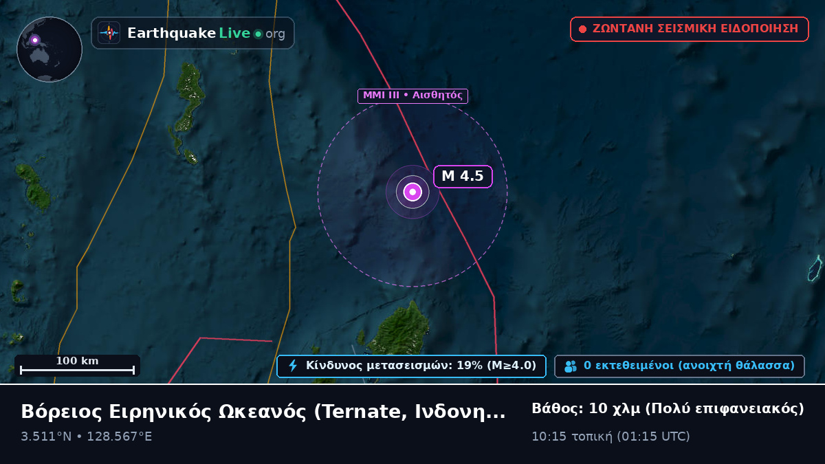 Βόρειος Ειρηνικός Ωκεανός (Ινδονησία)
