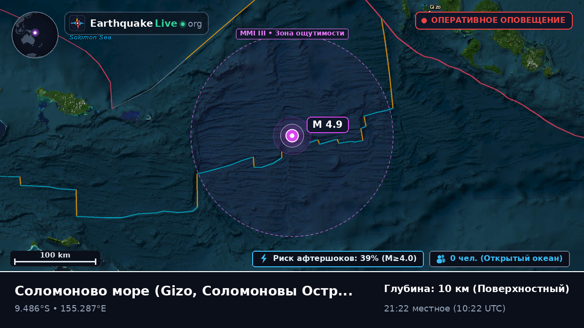 Соломоново море (Соломоновы Острова)