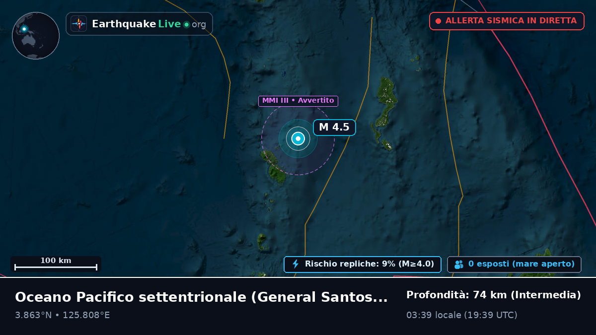 Oceano Pacifico settentrionale (Filippine)