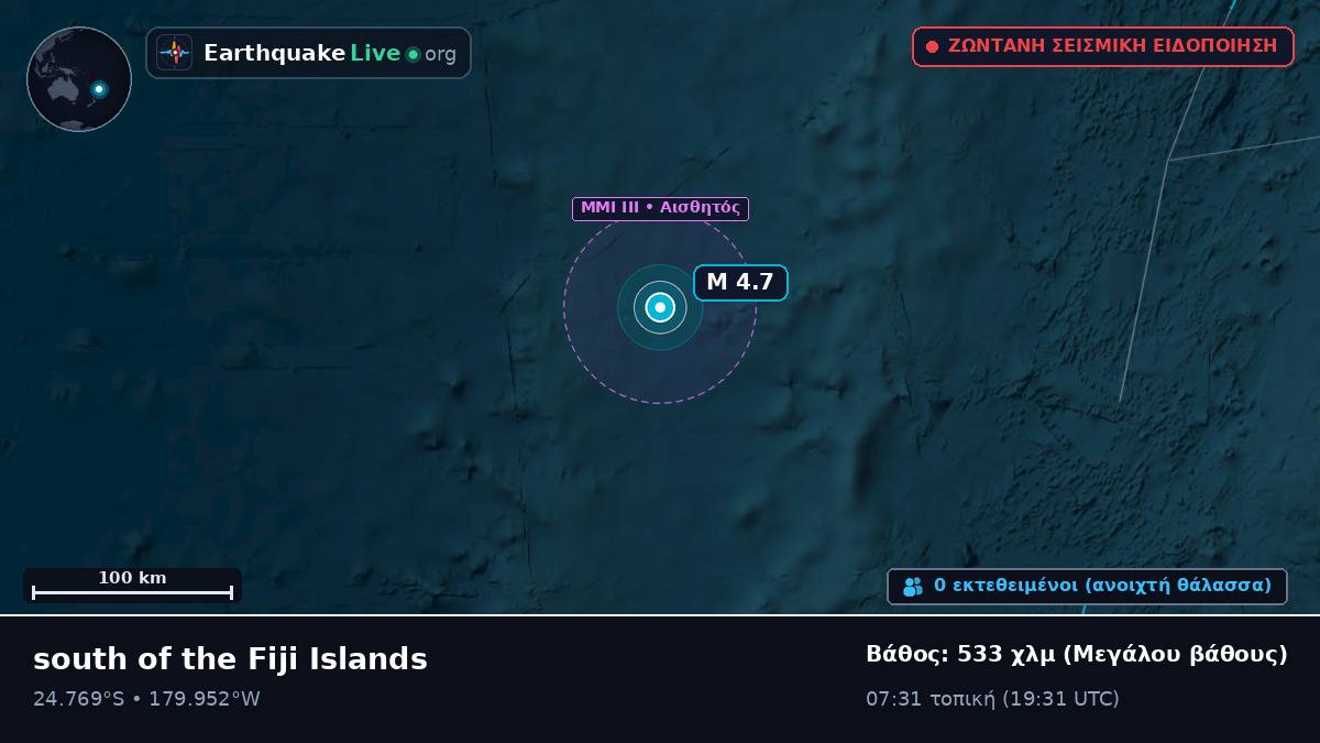 Νότιος Ειρηνικός Ωκεανός (Kermadec Islands)