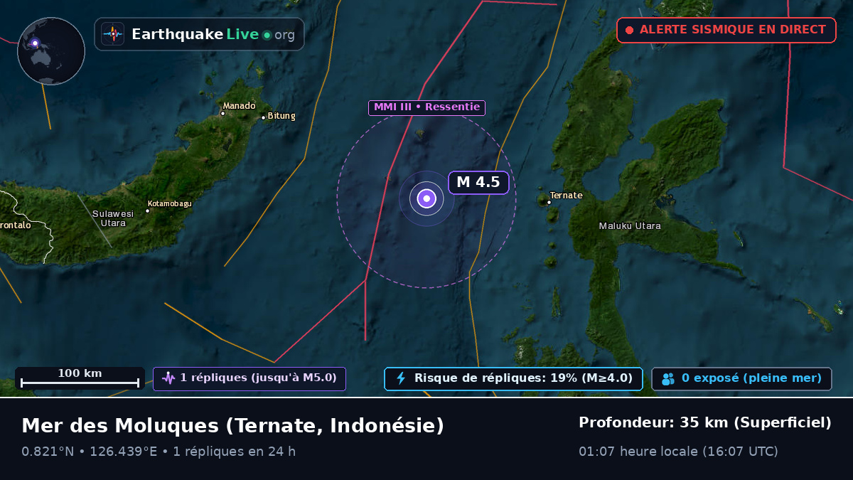 Mer des Moluques (Indonésie)