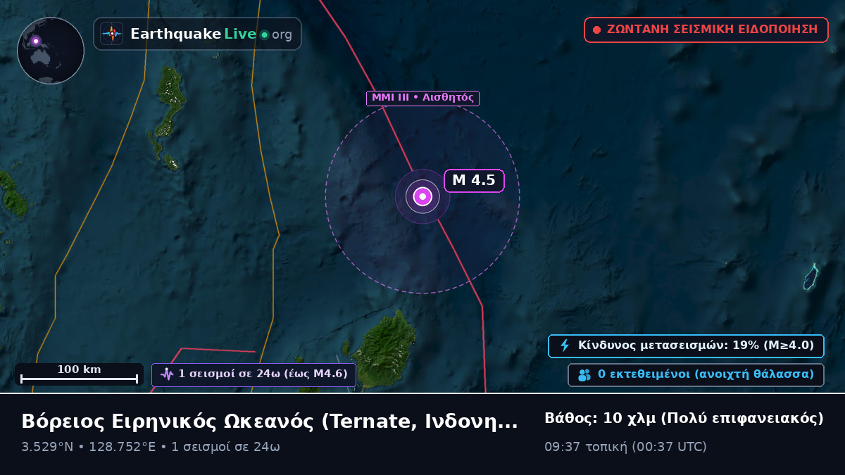 Βόρειος Ειρηνικός Ωκεανός (Ινδονησία)