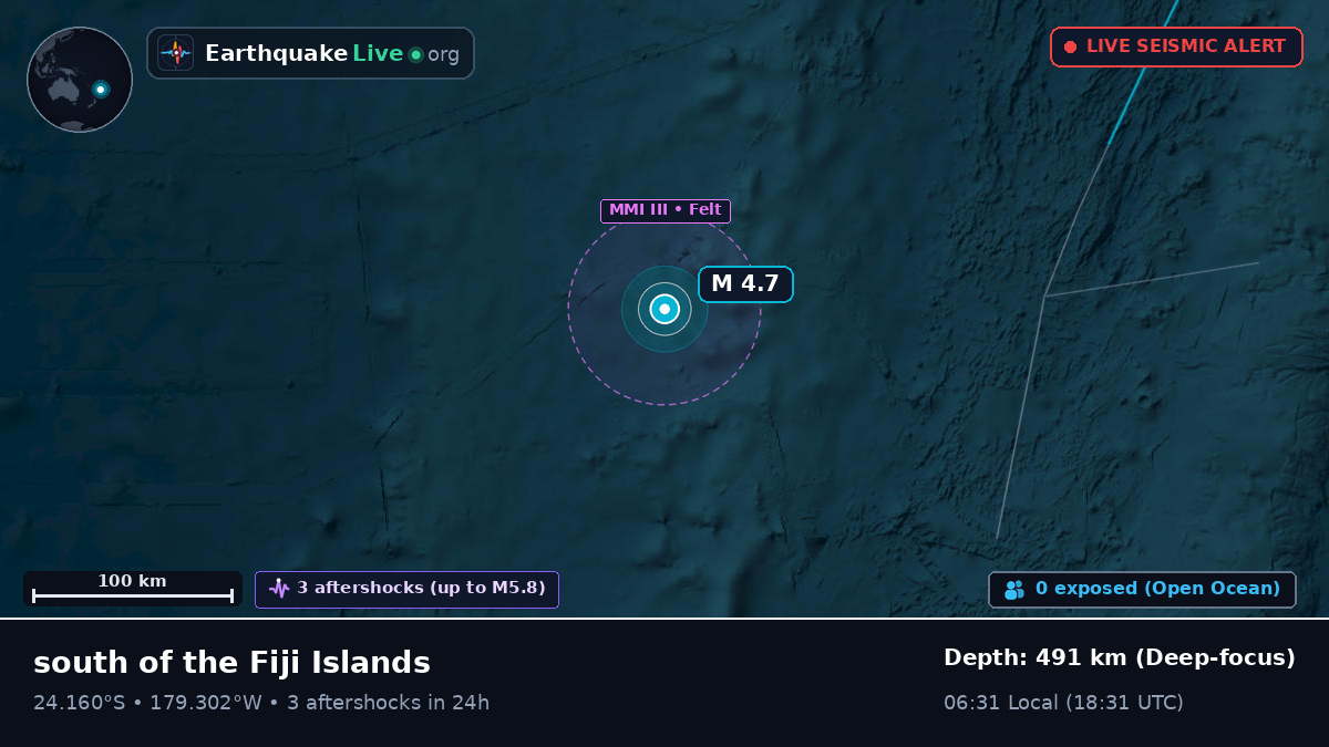 South Pacific Ocean (Tonga)