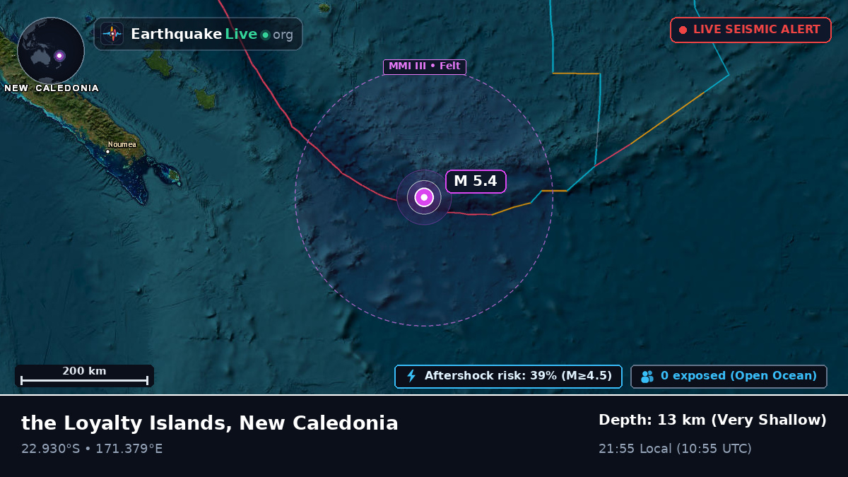 South Pacific Ocean (New Caledonia)
