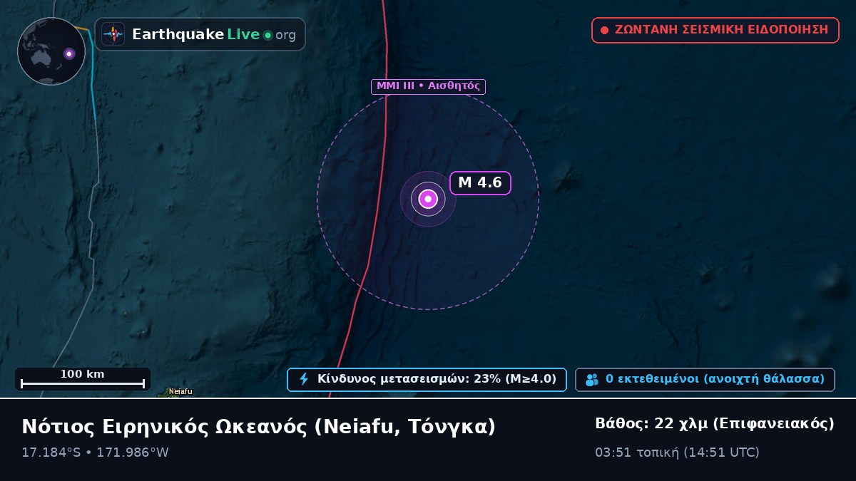 Νότιος Ειρηνικός Ωκεανός (Τόνγκα)