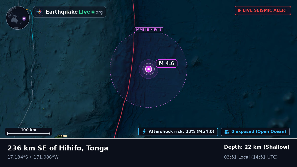 South Pacific Ocean (Tonga)