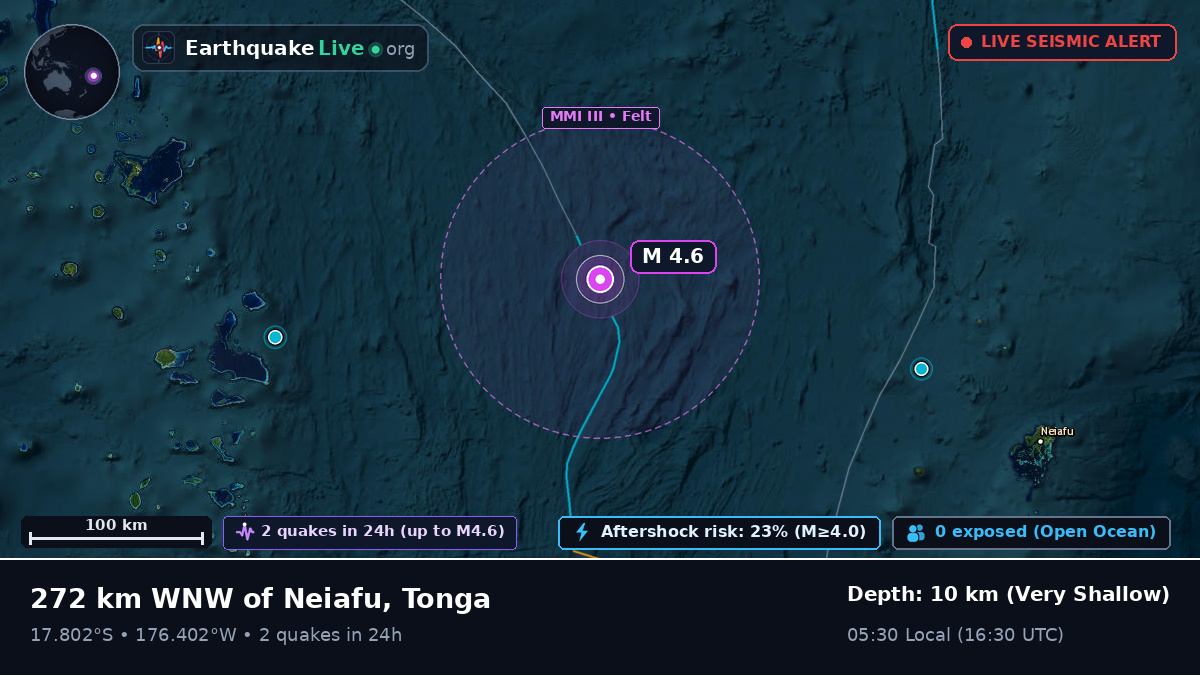 South Pacific Ocean (Tonga)