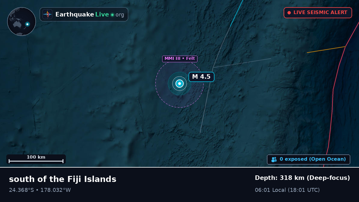 South Pacific Ocean (Tonga)