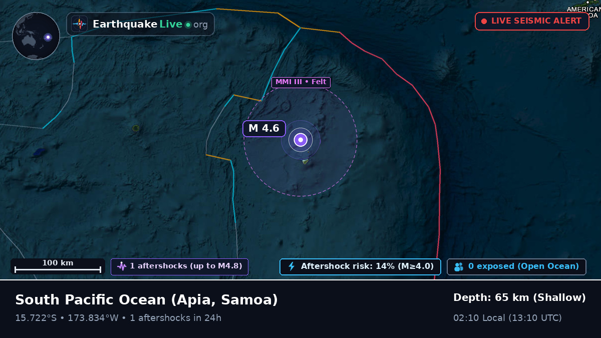 South Pacific Ocean (Samoa)