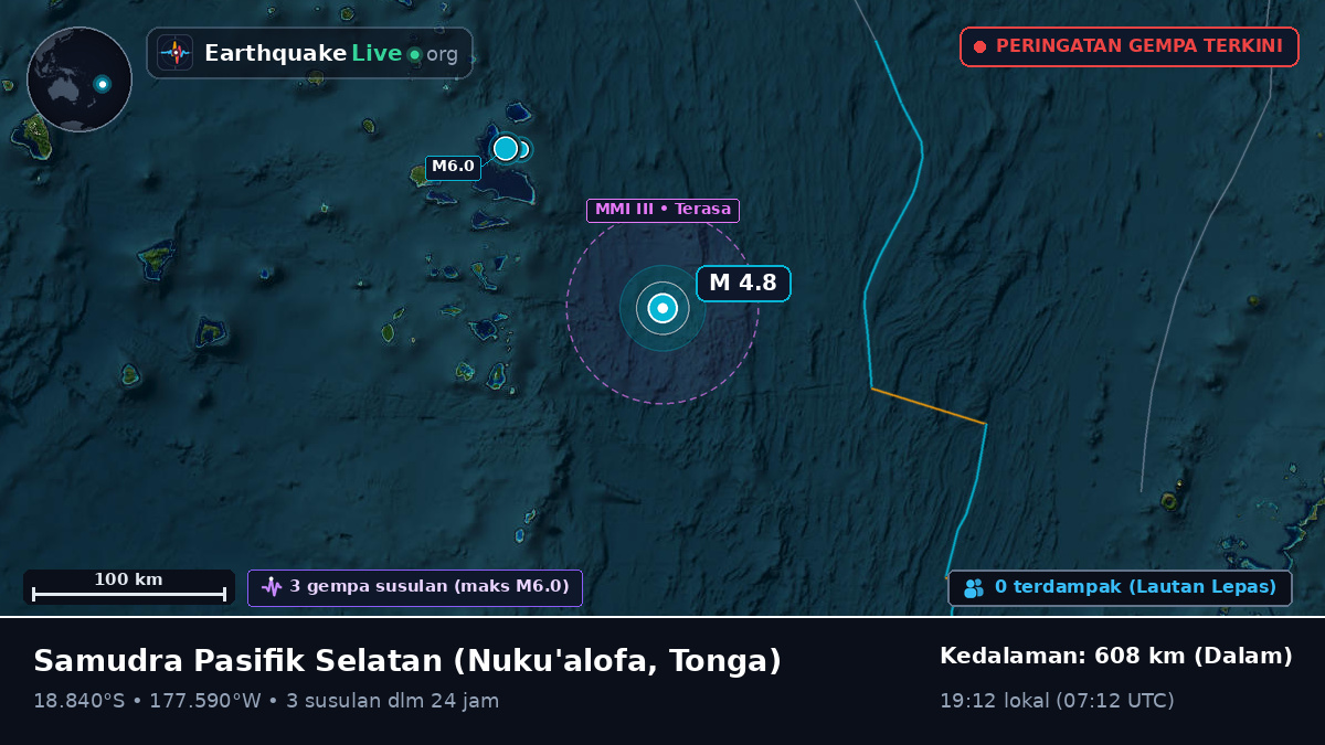 Samudra Pasifik Selatan (Tonga)