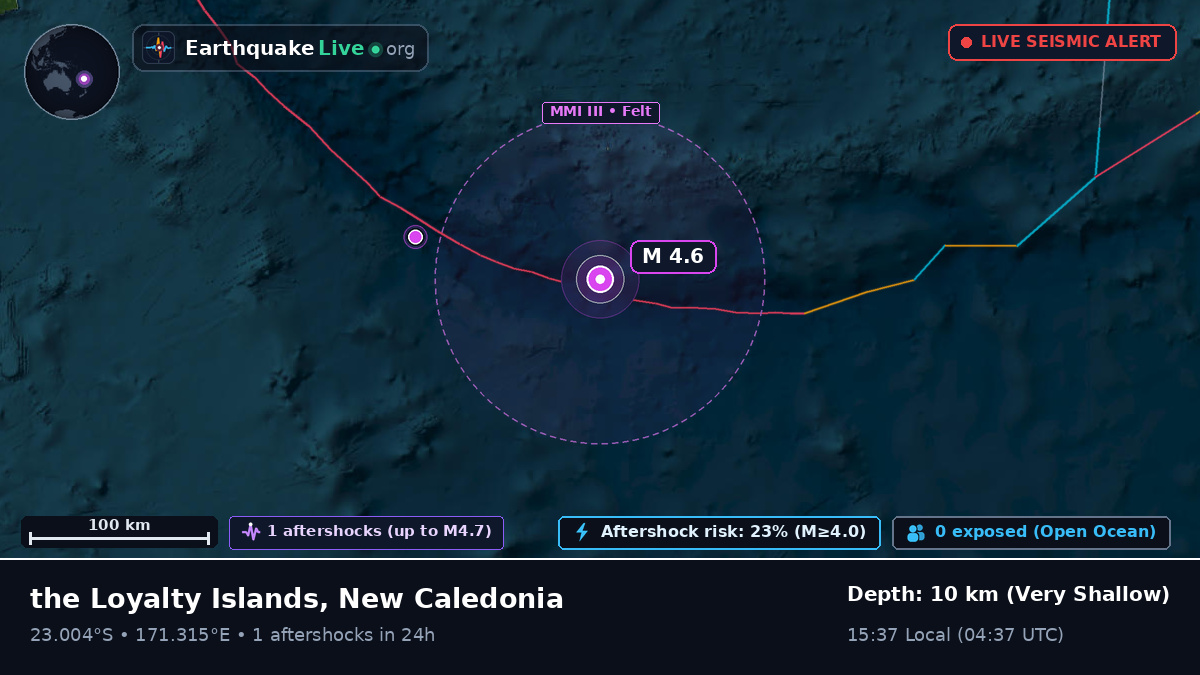 South Pacific Ocean (New Caledonia)