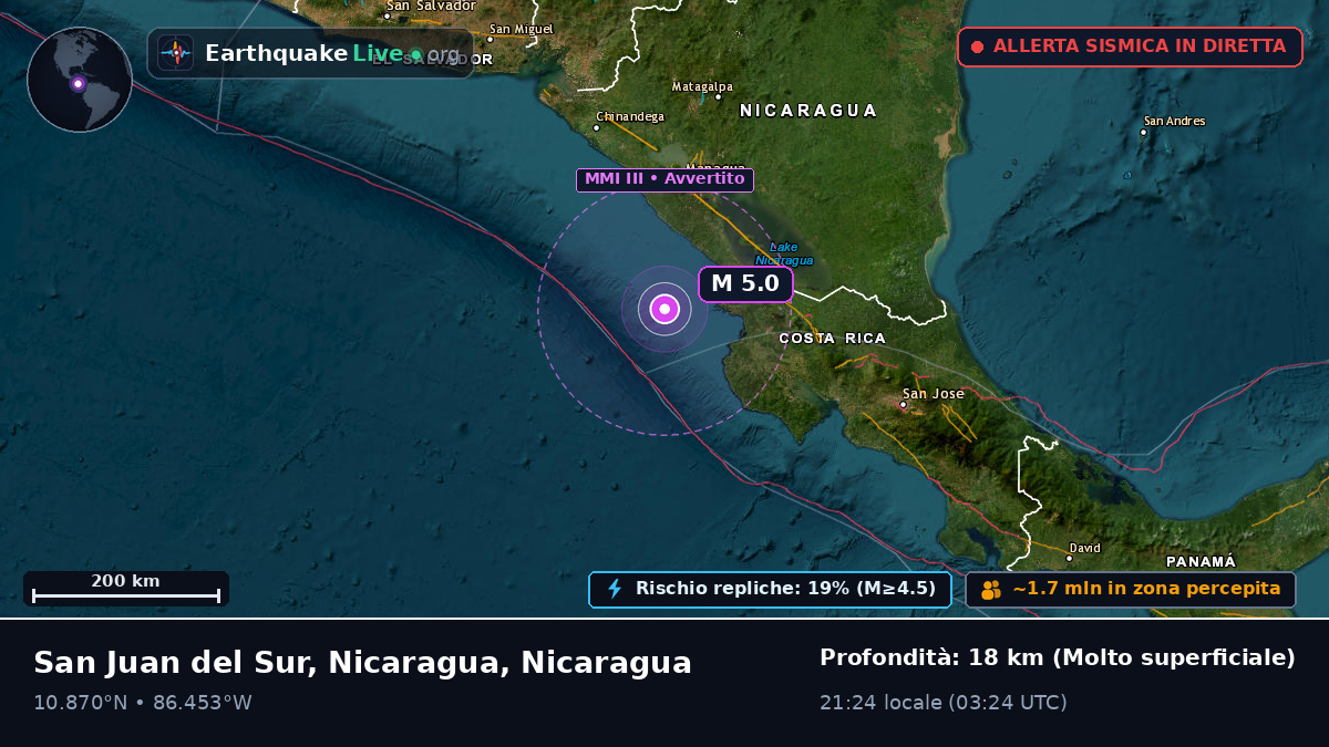 Mar dei Caraibi (Nicaragua)