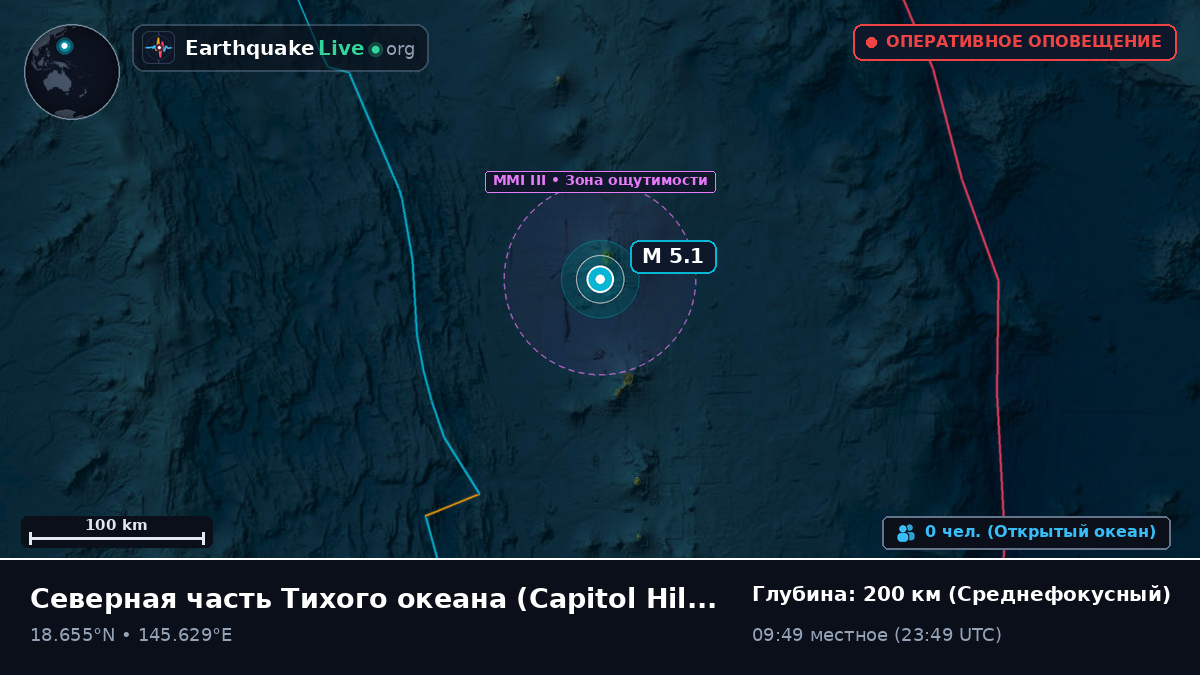 Северная часть Тихого океана (Northern Mariana Islands)