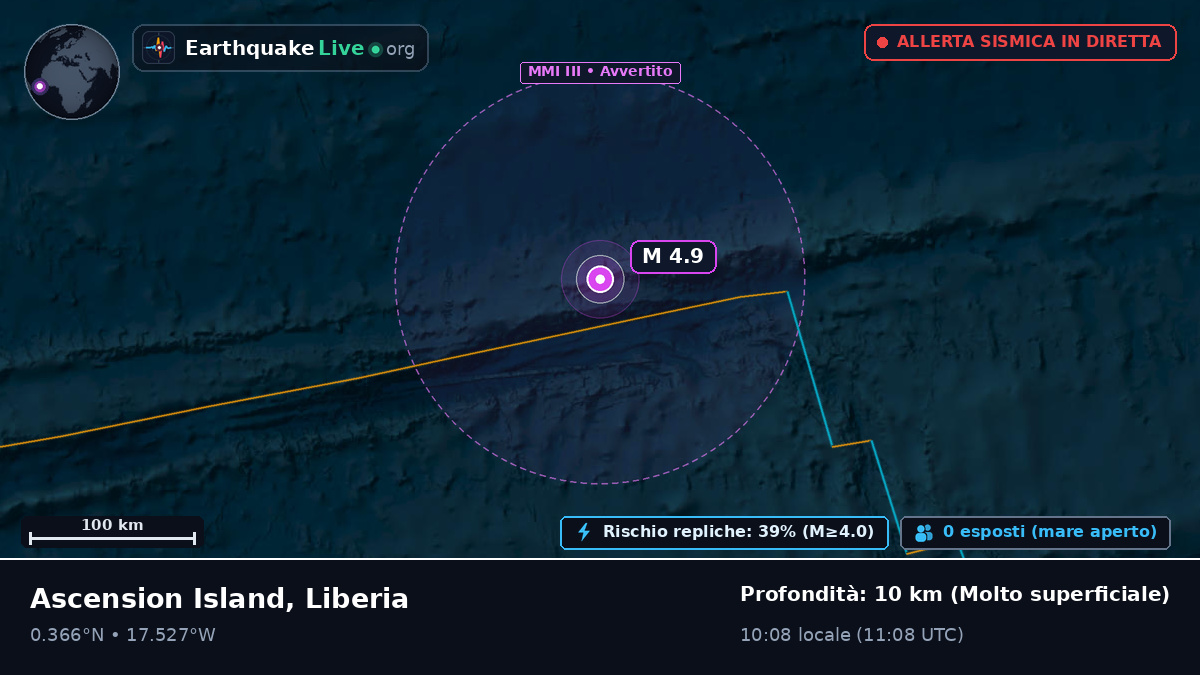 Oceano Atlantico settentrionale (Liberia)